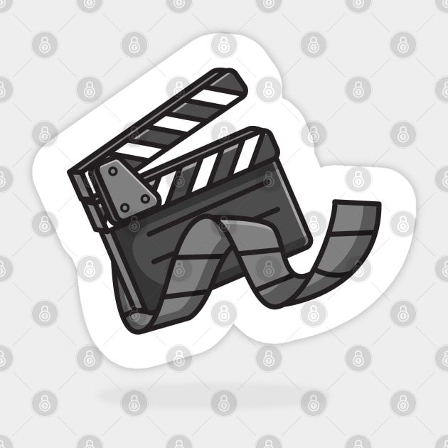 Clapper Board Sticker by fflat hds